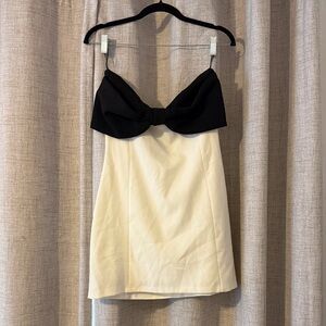 Zara Black and White Mini Dress